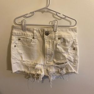 American eagle shorts white size 00